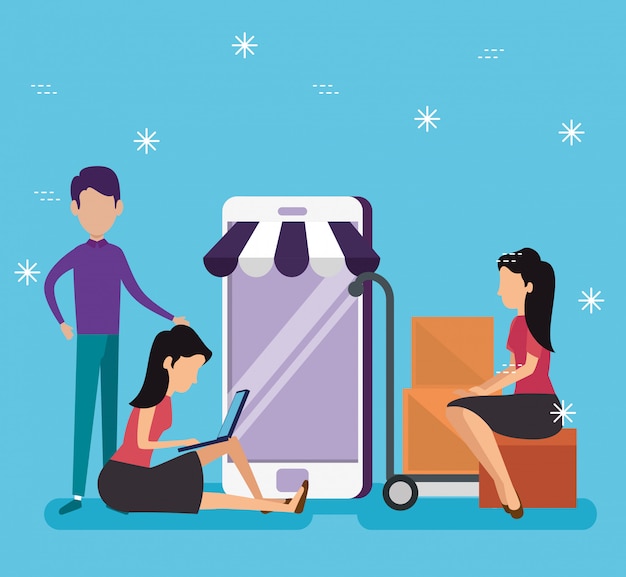 Mobile Recharge Illustration
